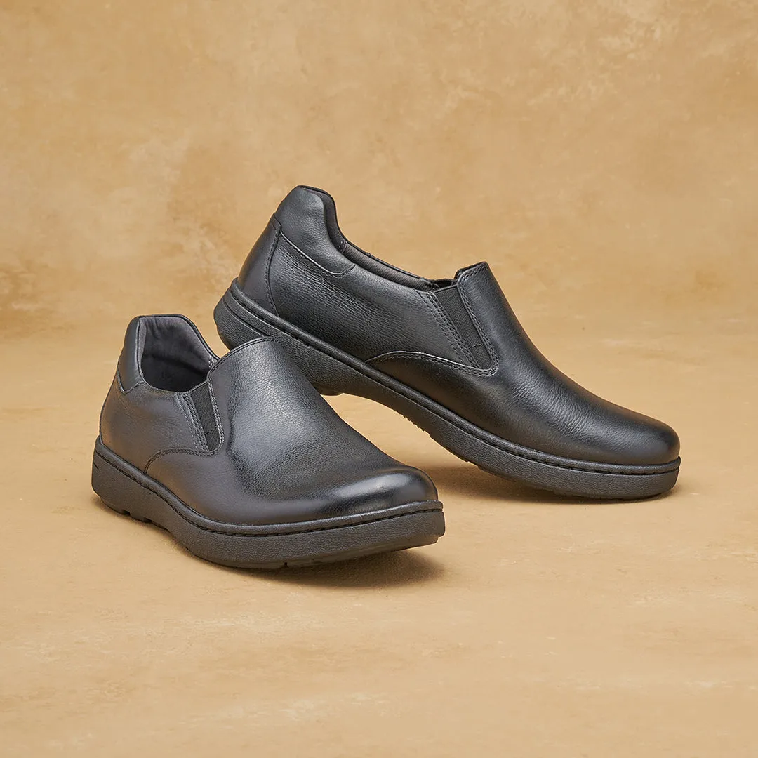 Thomas Black Slip On Slip Resistant