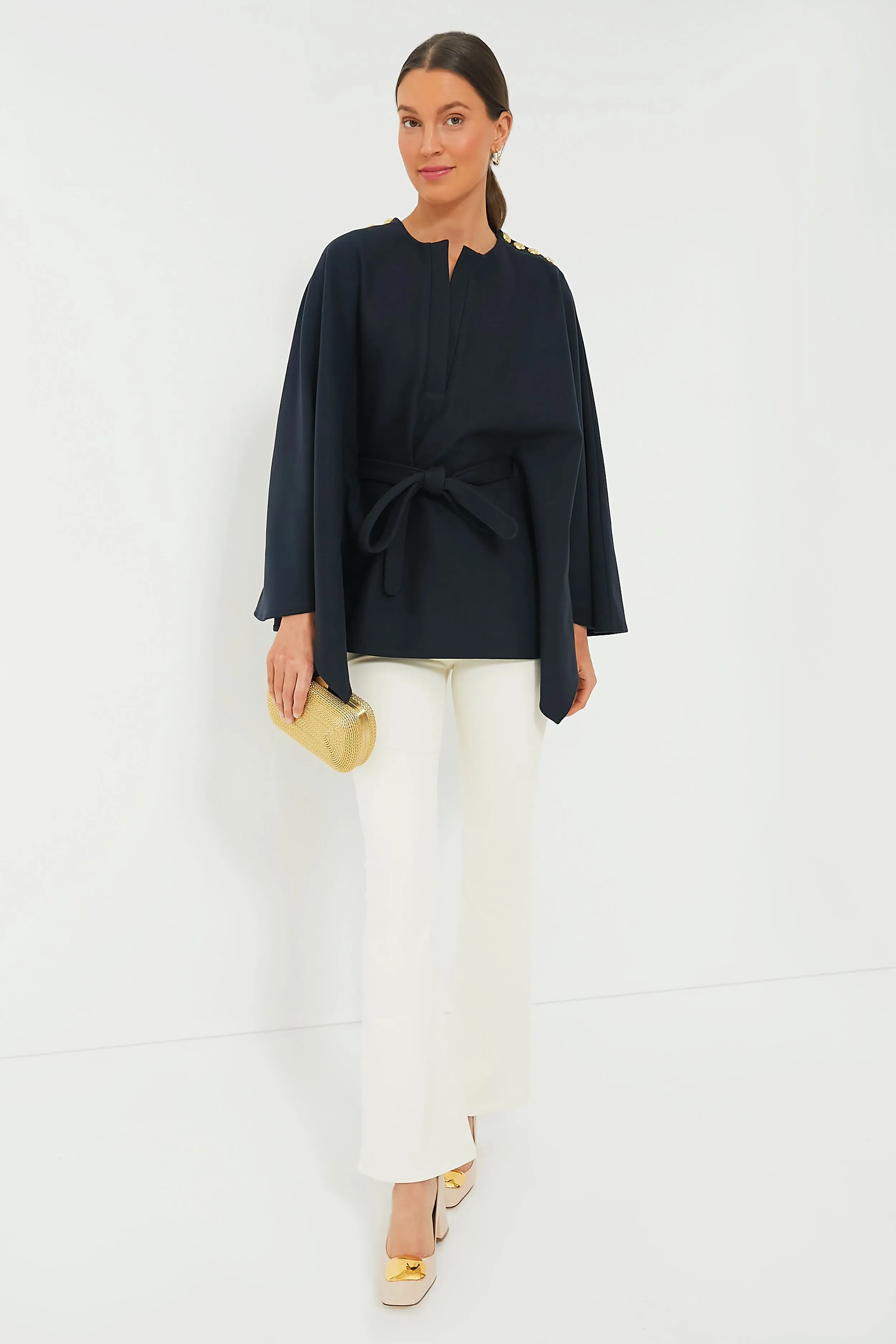 Tie Waist Amelie Poncho