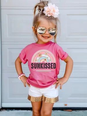 Toddler Girls Sunkissed Summer Bubble Gum Pink T-shirt