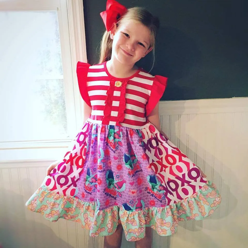 Trolls Valentine dress