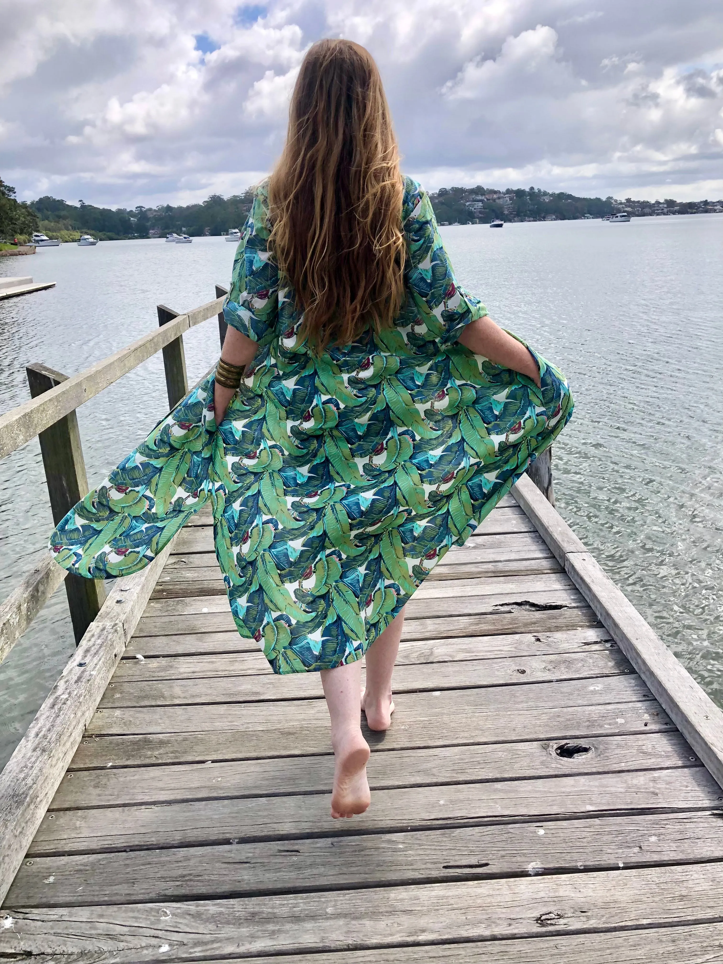 Tropical Shirt Dress