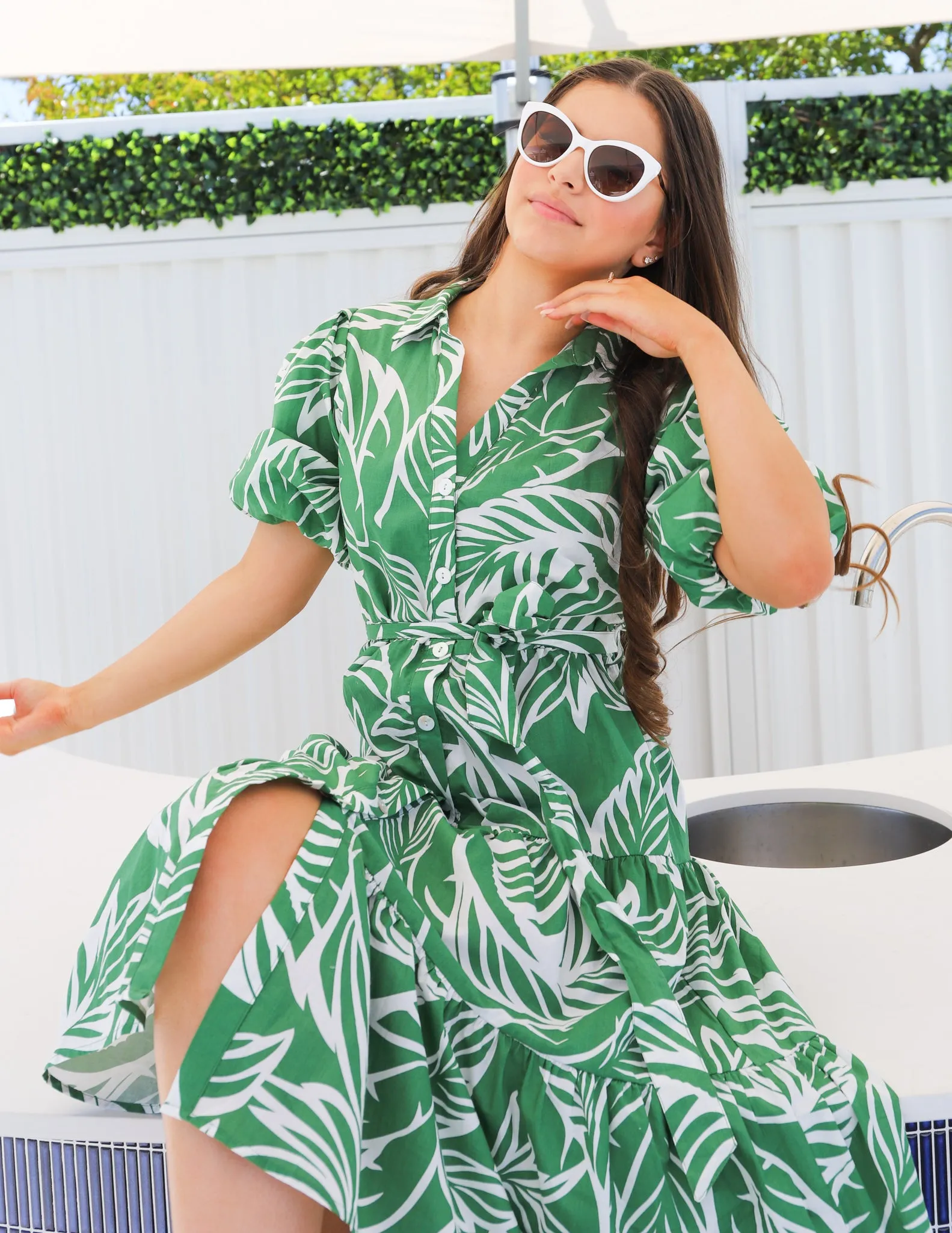 Tropicana Shirt Dress