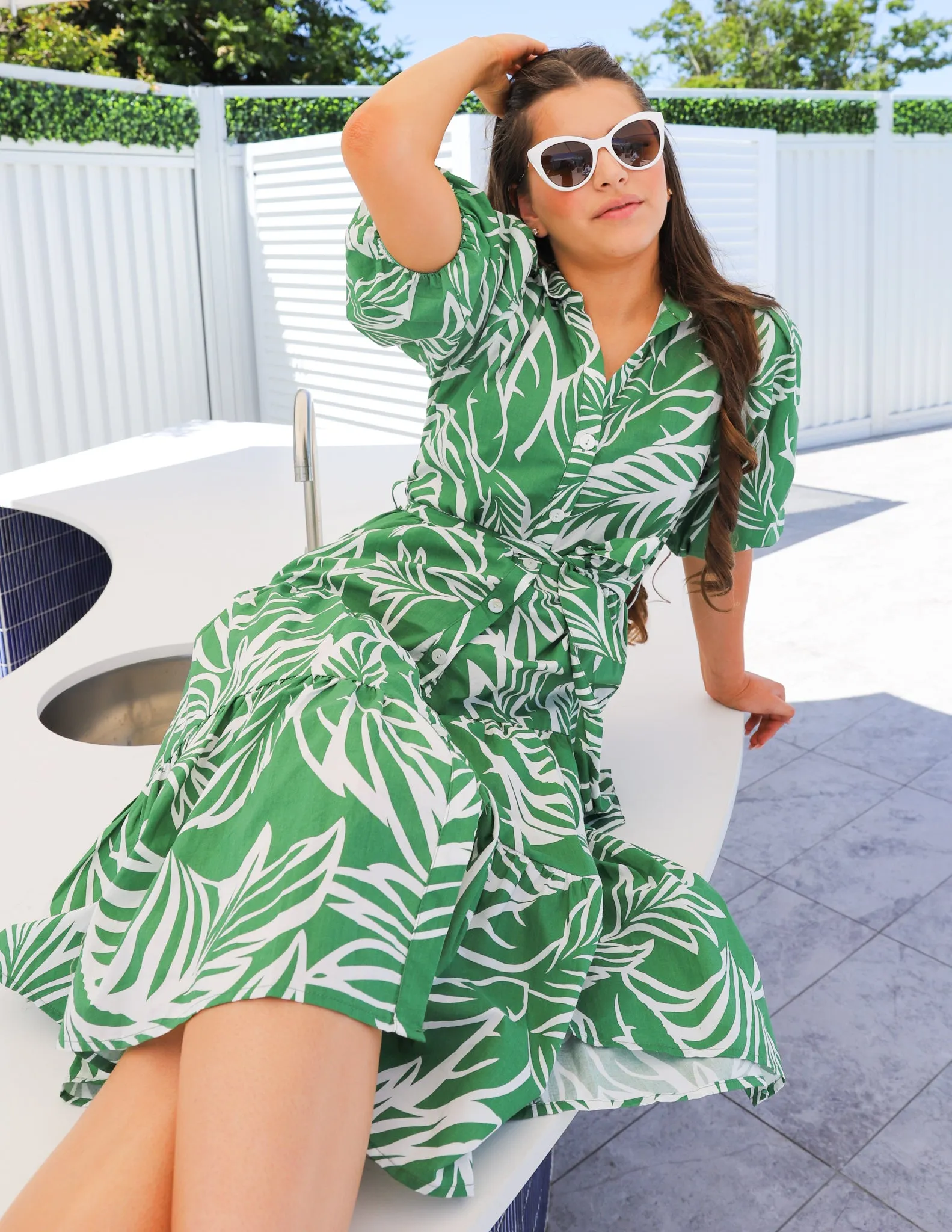 Tropicana Shirt Dress