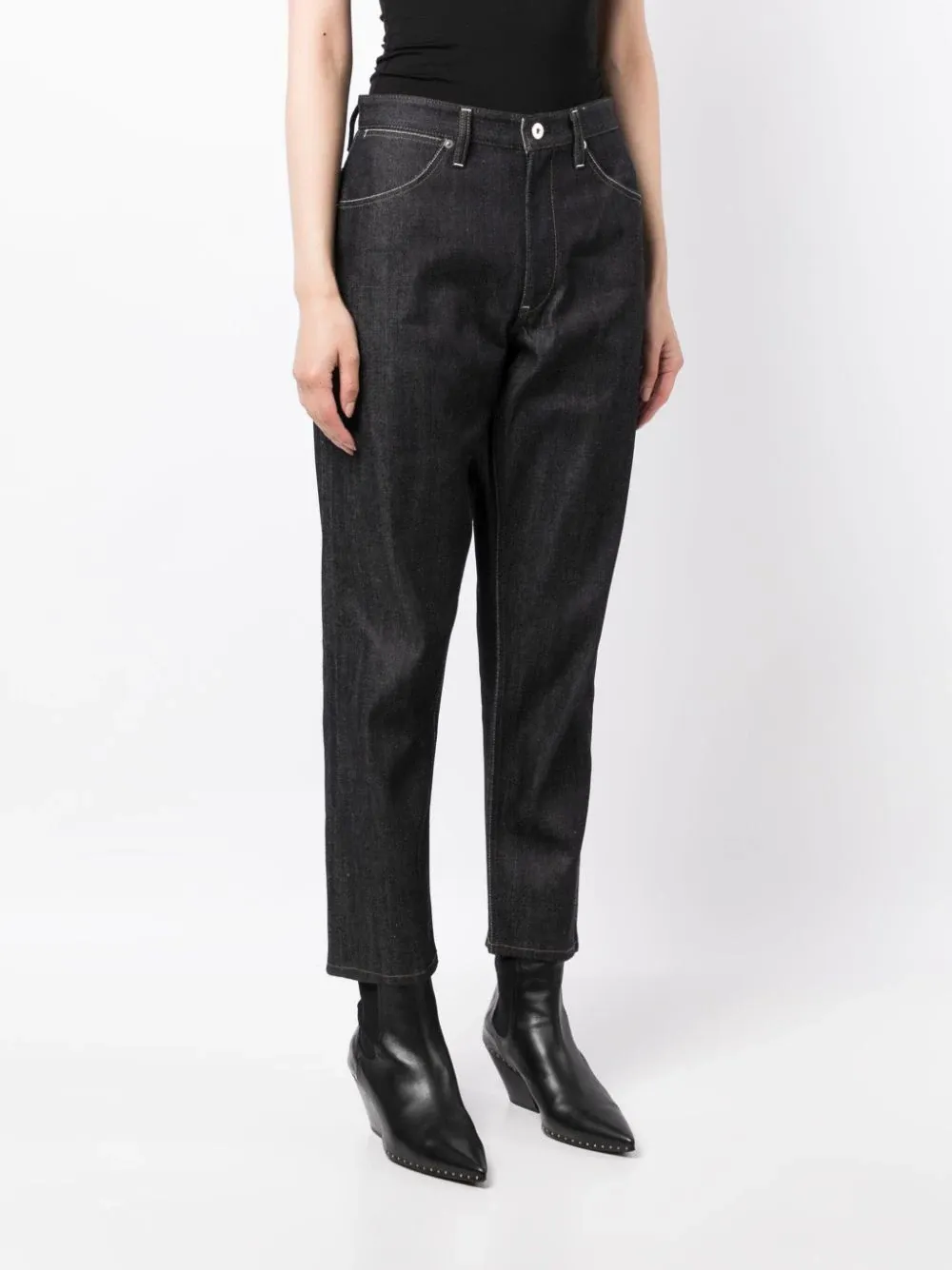 Twisted Denim Trousers