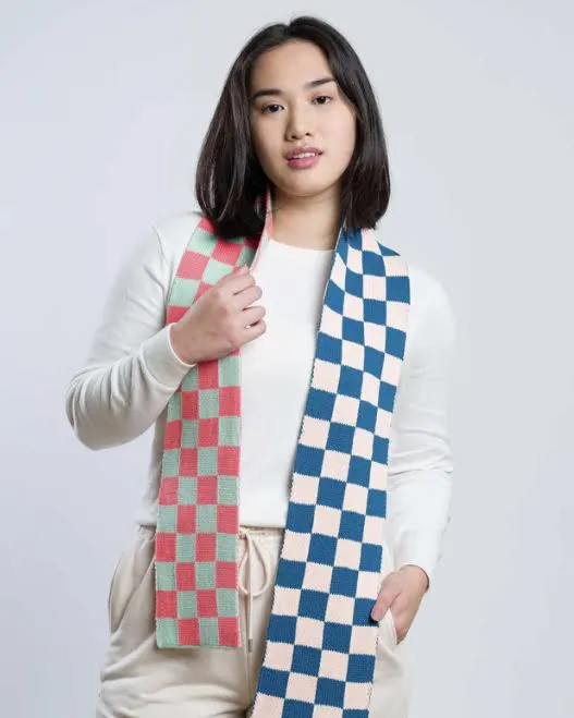 Verloop Checkerboard Scarf