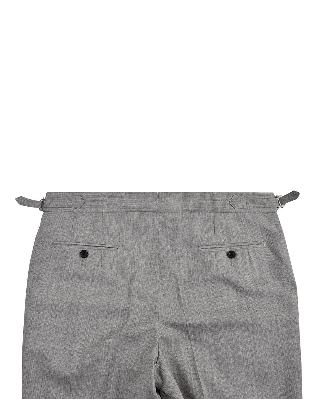 Washable Wool Light Grey Dress Pant