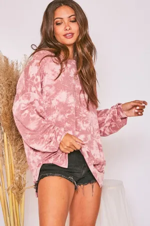 Whitney Oversize Tie Dye Sweatshirt