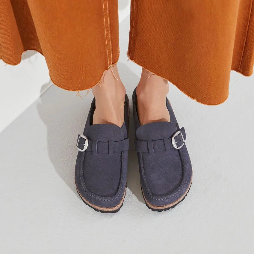 Women's Birkenstock | Buckley Open Back Suede Slide Clog | Navy