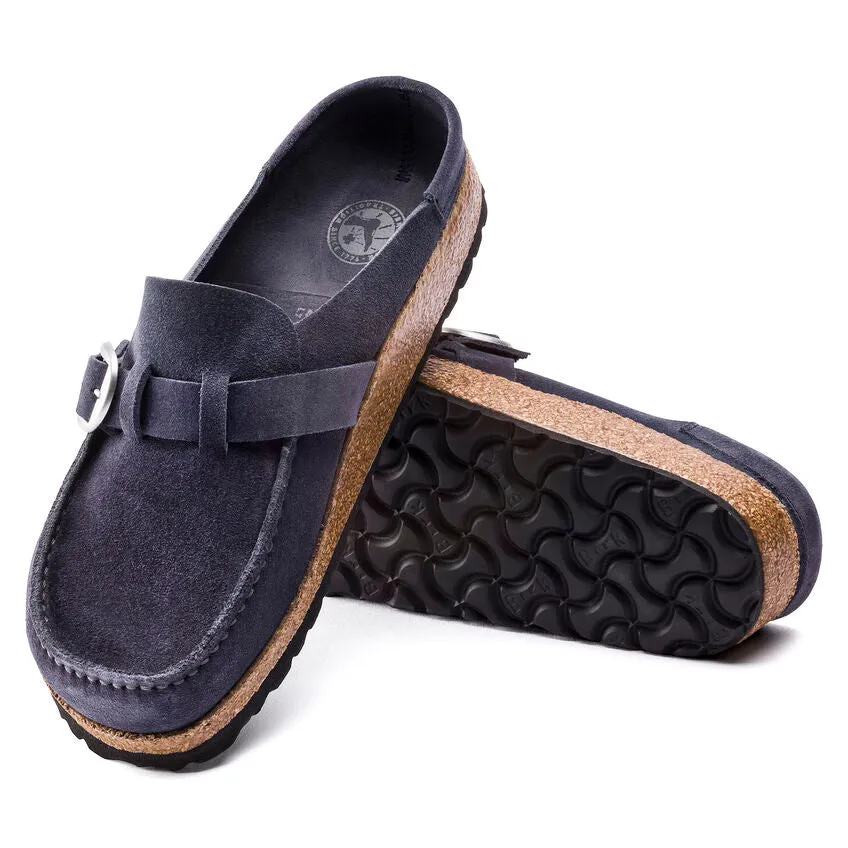 Women's Birkenstock | Buckley Open Back Suede Slide Clog | Navy