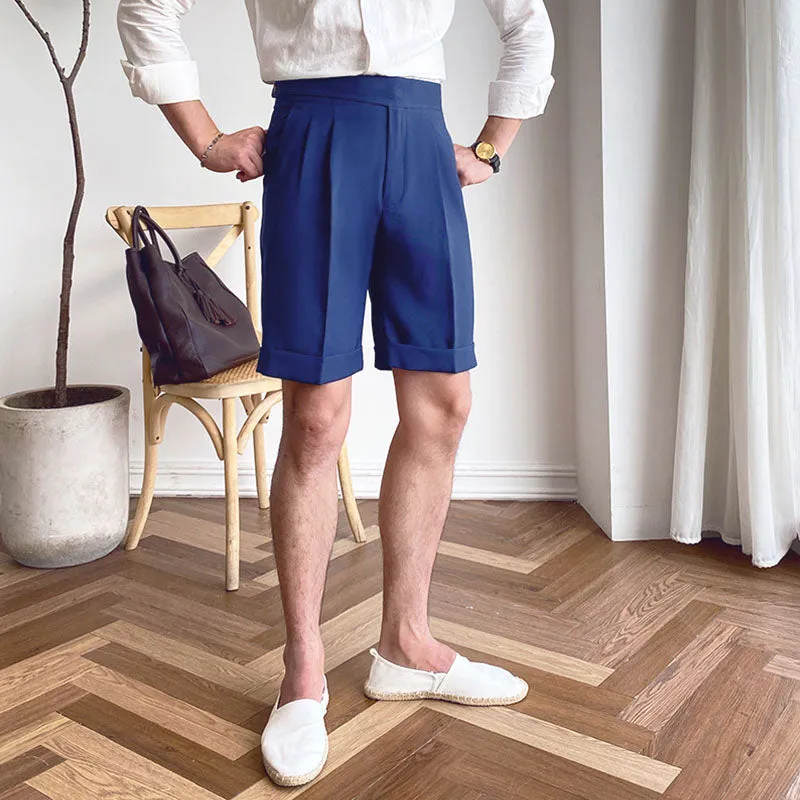 xiangtuibao - Gentleman elegant casual shorts Mens pants